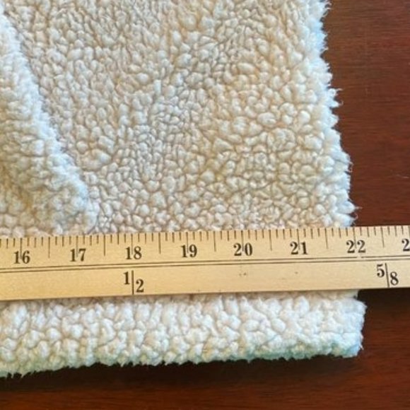 No Boundaries Womens White Sherpa Recycled Polyester Pullover Hoodie XXL Winter - Picture 8 of 11